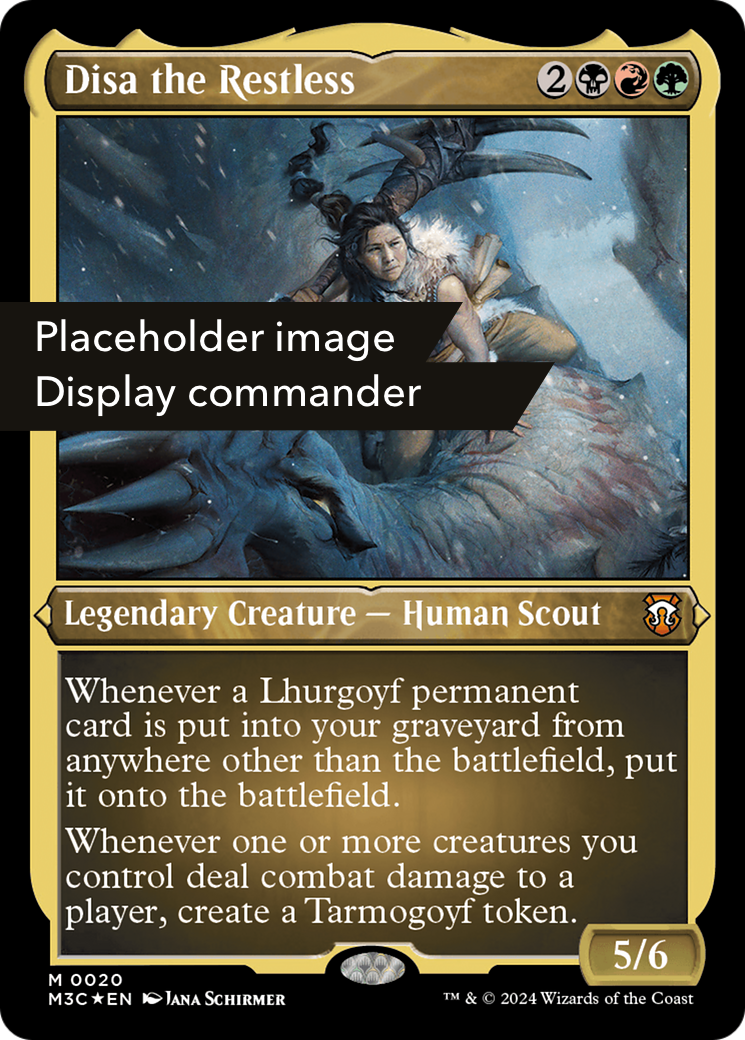 Disa the Restless (Display Commander) (Ripple Foil) - Thick Stock